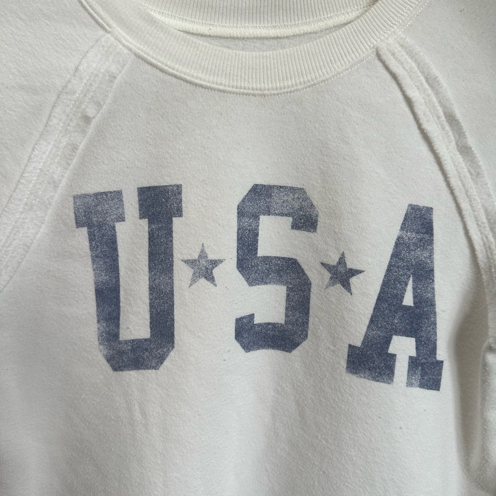 White USA Sweatshirt - Picture 2 of 4
